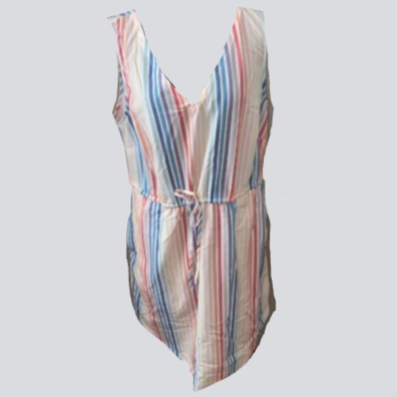 Brand New Women's Eddie Bauer Colourful Striped Sleeveless Dress - Picture 3 of 16